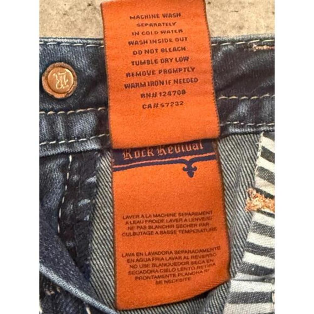 ROCK REVIVAL Womens Kida Ankle Skinny Jeans Tag Size 25 Measured 27X29 #J8568S - Picture 10 of 10